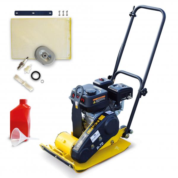 BAMATO Ruettelplatte R-70 mit Gummimatte und Zubehoerkit
